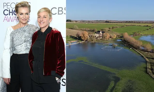 Ellen DeGeneres Seeks All-Weather Arena for Horses at Flood-Prone Cotswolds Estate
