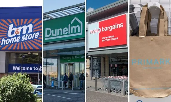 Primark, B&M, Dunelm & Home Bargains Bank Holiday Hours