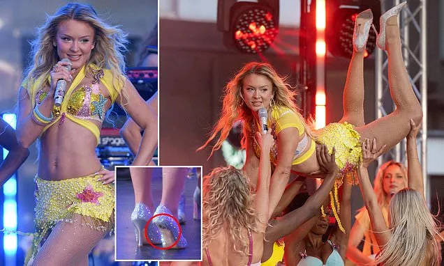 Zara Larsson Powers Through Heel Snap on Live TV Performance
