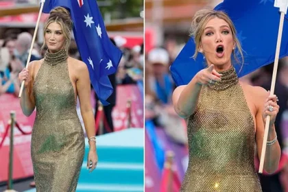 Delta Goodrem Stuns in Gold at Eurovision 2026, Ignites Debate