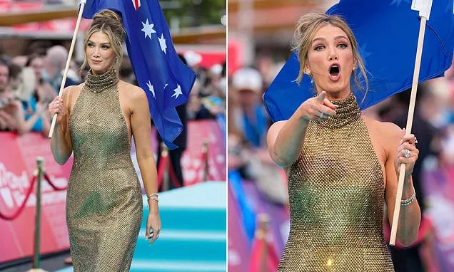 Delta Goodrem Stuns in Gold at Eurovision 2026, Ignites Debate