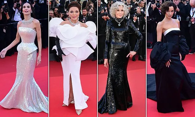 Joan Collins, Jane Fonda Dazzle at Cannes 2026 Opening