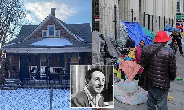 Disney Childhood Home Overrun by Homeless Camps, Trash in Kansas City
