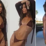 Hailey Bieber Flaunts Toned Bottom in Thong Bikini for Rhode Launch