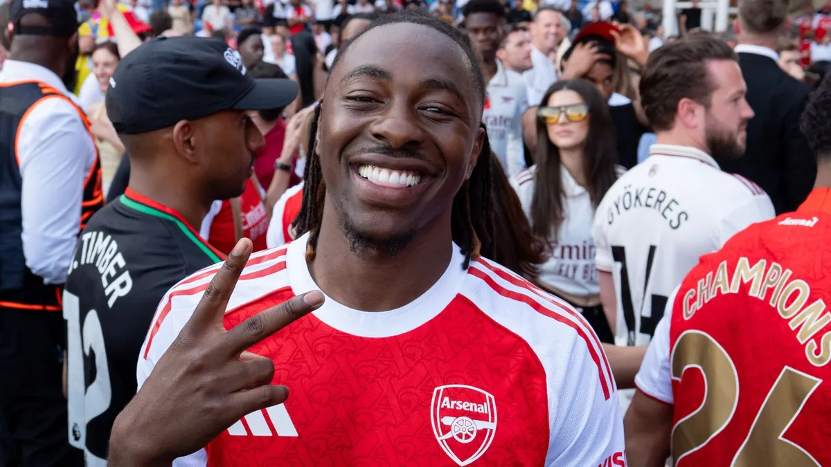 Arsenal Star Eze Silences Critics Ahead of Champions League Final