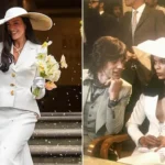 Dua Lipa’s Chic Bridal Look Channels Bianca Jagger’s Style
