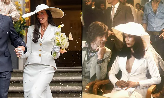 Dua Lipa’s Chic Bridal Look Channels Bianca Jagger’s Style