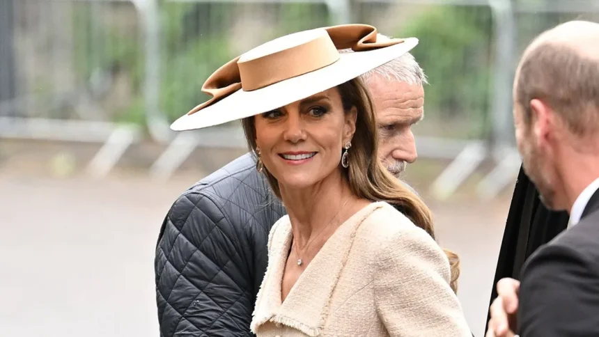 Princess Kate Stuns in Roland Mouret at Royal Wedding