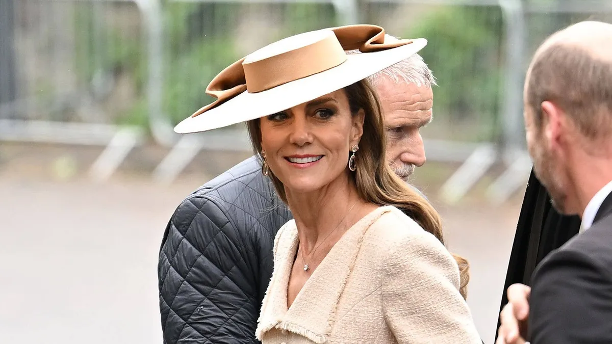 Princess Kate Stuns in Roland Mouret at Royal Wedding