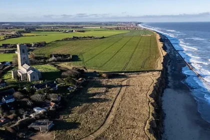 Coastal Erosion Threatens Historic Graves and Village Landmarks