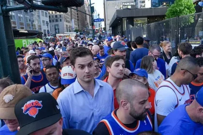 NBA Finals Chaos: Security Delays Frustrate Knicks Fans, Trump Attends