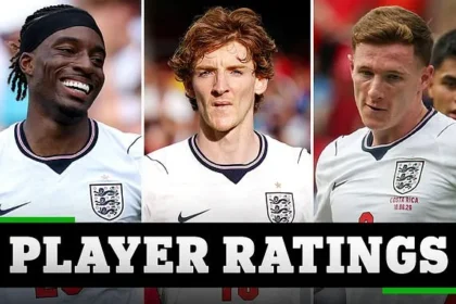 England Dominates Costa Rica in World Cup Warm-Up: Player Ratings Emerge